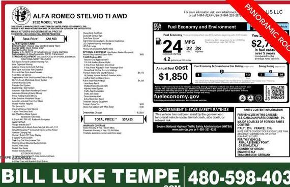 ALFA ROMEO STELVIO 2022 ZASPAKBNXN7D44103 image